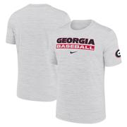 Georgia Nike Dri-Fit Velocity Baseball Tee